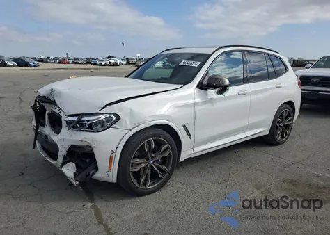 2021 BMW X3 xDrivem40I из США, поврежденный, VIN 5UXTY9C06M9E13789